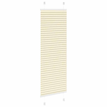 Plissee Creme 45x100 cm Stoffbreite 44,4 cm Polyester