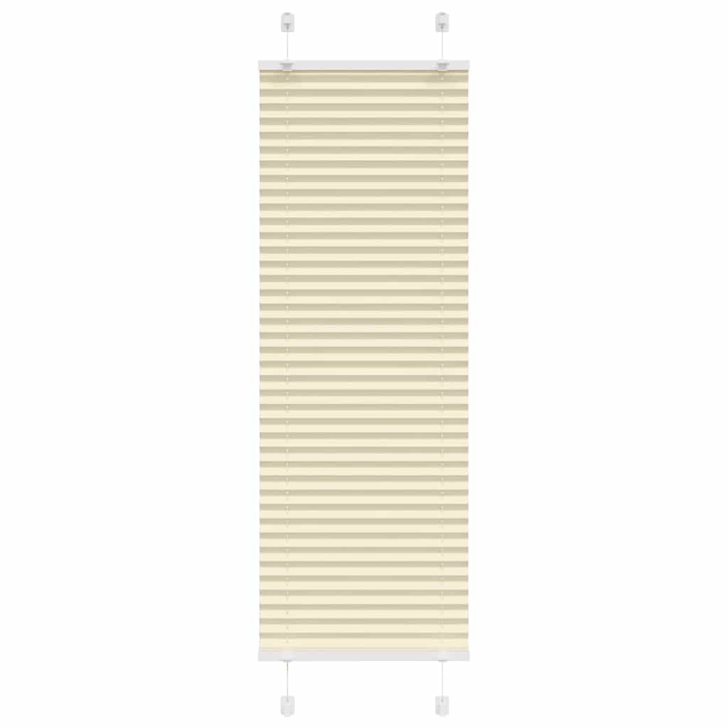 Plissee Creme 50x100 cm Stoffbreite 49,4 cm Polyester