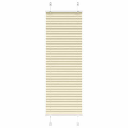 Plissee Creme 50x100 cm Stoffbreite 49,4 cm Polyester