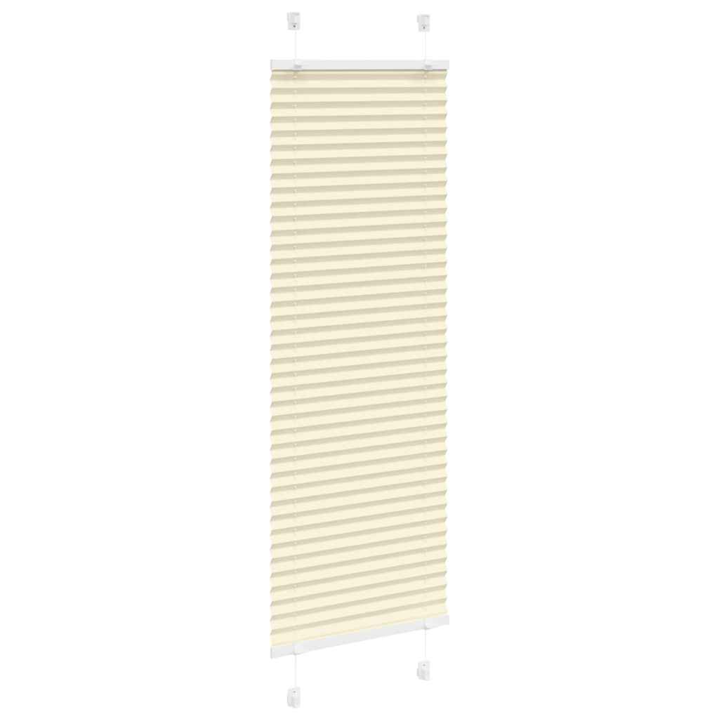 Plissee Creme 50x100 cm Stoffbreite 49,4 cm Polyester