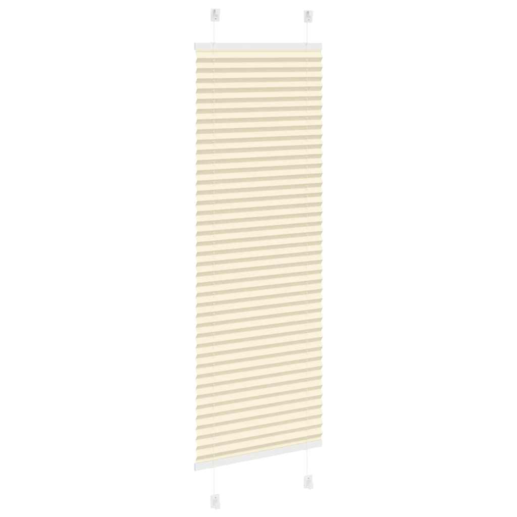Plissee Creme 50x100 cm Stoffbreite 49,4 cm Polyester