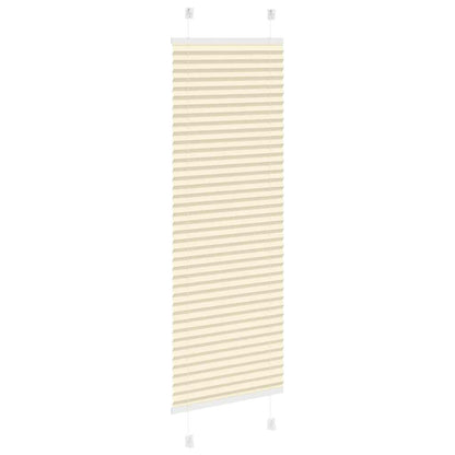 Plissee Creme 50x100 cm Stoffbreite 49,4 cm Polyester