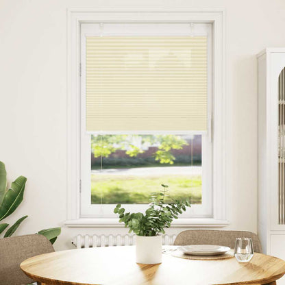 Plissee Creme 75x100 cm Stoffbreite 74,4 cm Polyester