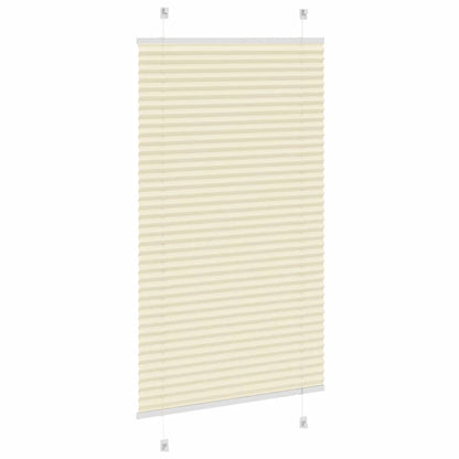 Plissee Creme 75x100 cm Stoffbreite 74,4 cm Polyester