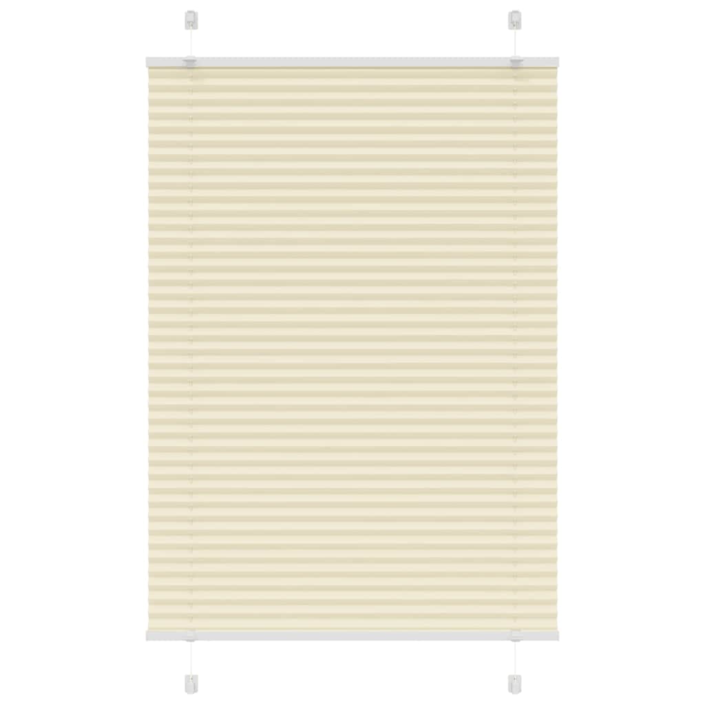 Plissee Creme 85x100 cm Stoffbreite 84,4 cm Polyester