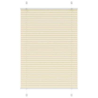 Plissee Creme 85x100 cm Stoffbreite 84,4 cm Polyester