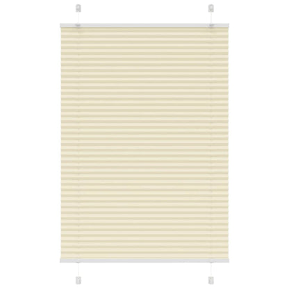 Plissee Creme 90x100 cm Stoffbreite 89,4 cm Polyester