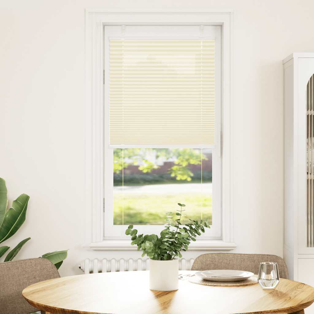 Plissee Creme 65x150 cm Stoffbreite 64,4 cm Polyester