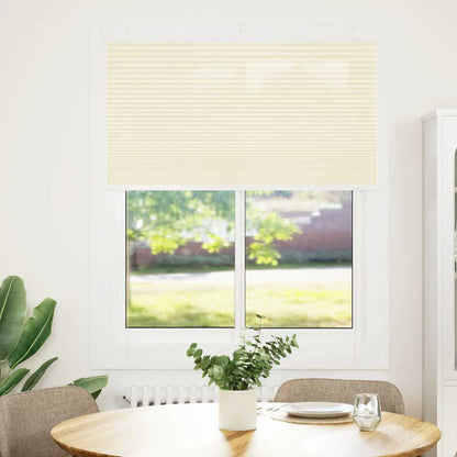 Plissee Creme 105x150 cm Stoffbreite 104,4 cm Polyester