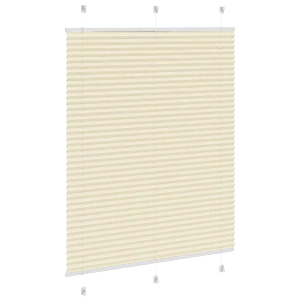 Plissee Creme 105x150 cm Stoffbreite 104,4 cm Polyester