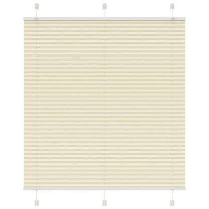 Plissee Creme 115x150 cm Stoffbreite 114,4 cm Polyester