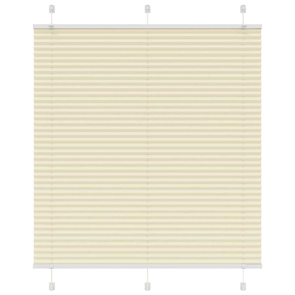 Plissee Creme 120x150 cm Stoffbreite 119,4 cm Polyester