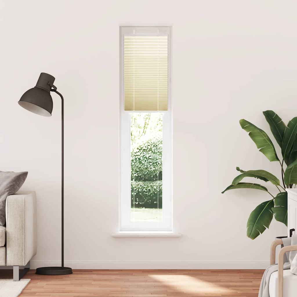 Plissee Creme 40x200 cm Stoffbreite 39,4 cm Polyester
