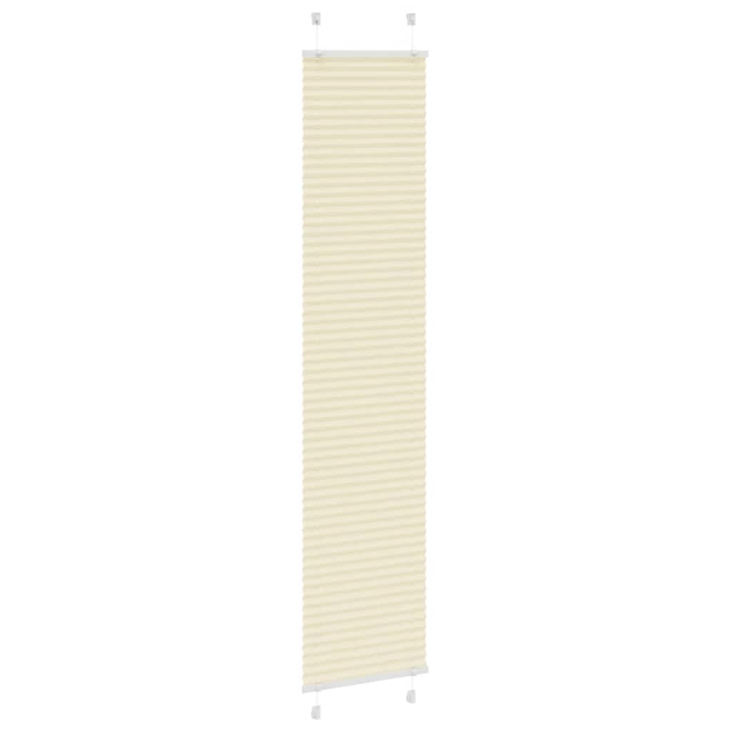 Plissee Creme 40x200 cm Stoffbreite 39,4 cm Polyester
