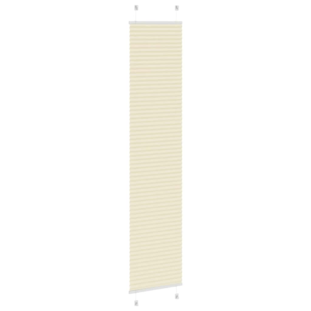 Plissee Creme 40x200 cm Stoffbreite 39,4 cm Polyester