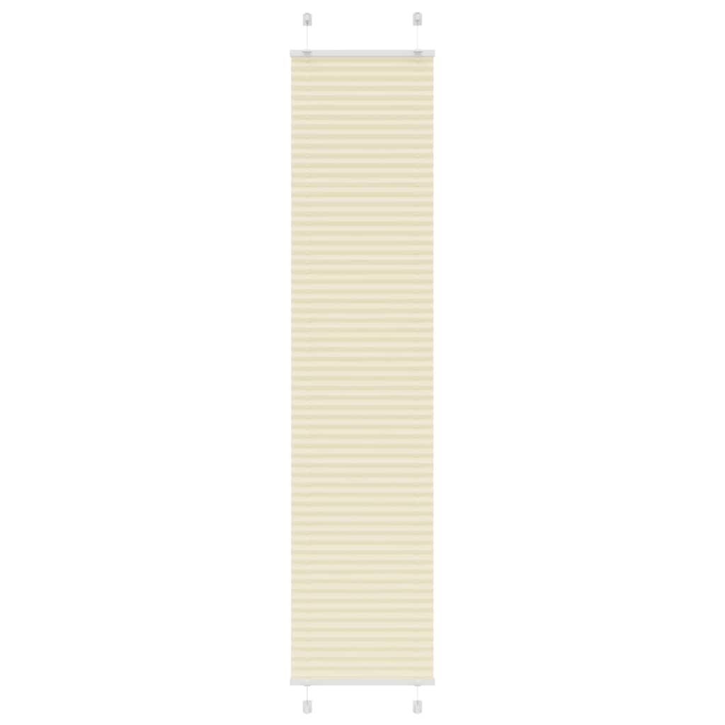 Plissee Creme 45x200 cm Stoffbreite 44,4 cm Polyester