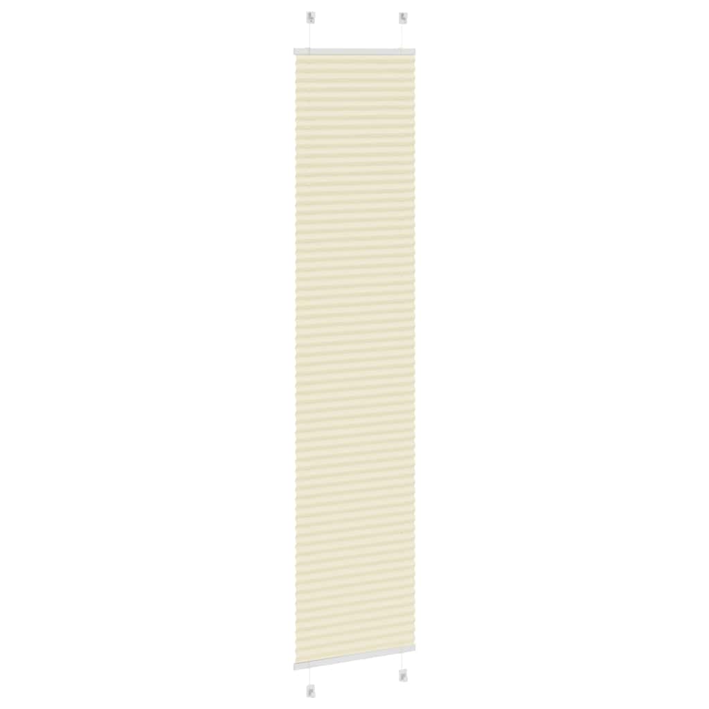 Plissee Creme 45x200 cm Stoffbreite 44,4 cm Polyester