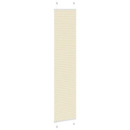 Plissee Creme 50x200 cm Stoffbreite 49,4 cm Polyester
