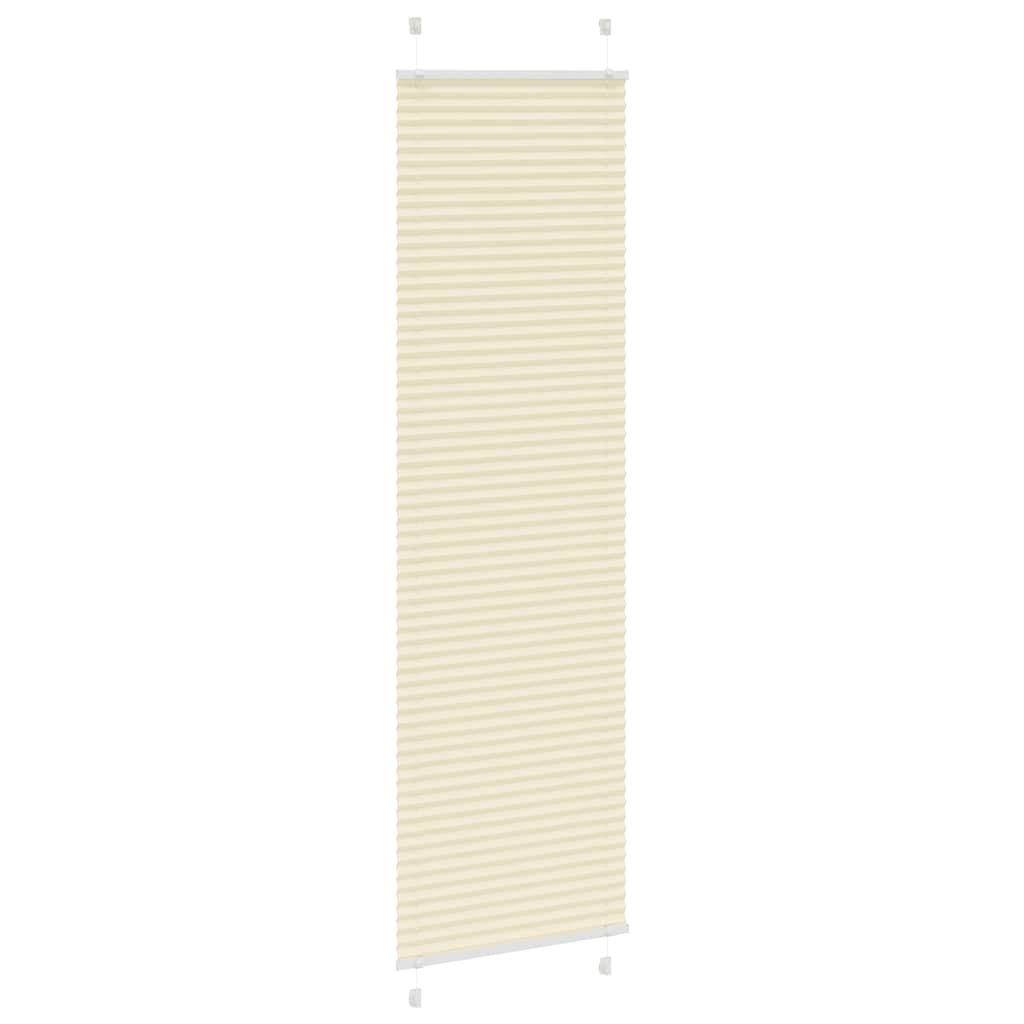 Plissee Creme 55x200 cm Stoffbreite 54,4 cm Polyester