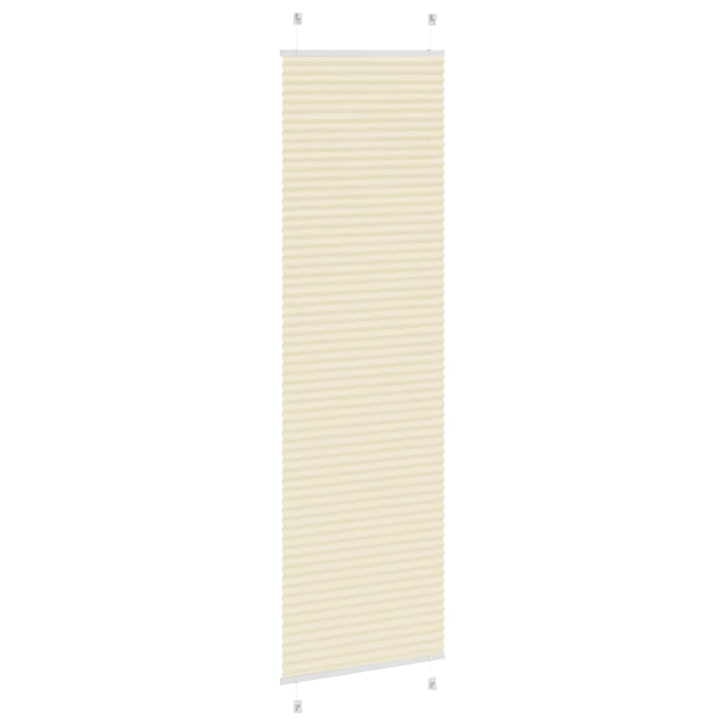 Plissee Creme 55x200 cm Stoffbreite 54,4 cm Polyester