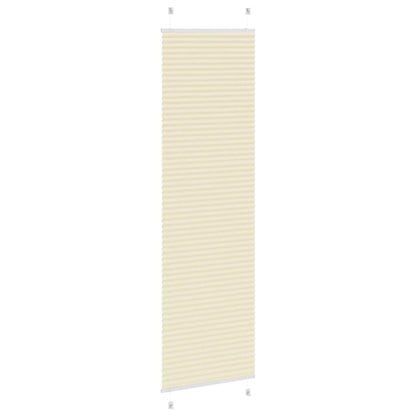 Plissee Creme 55x200 cm Stoffbreite 54,4 cm Polyester