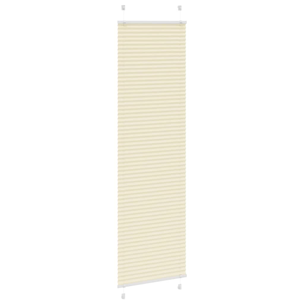 Plissee Creme 60x200 cm Stoffbreite 59,4 cm Polyester