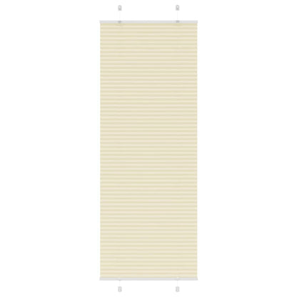 Plissee Creme 75x200 cm Stoffbreite 74,4 cm Polyester