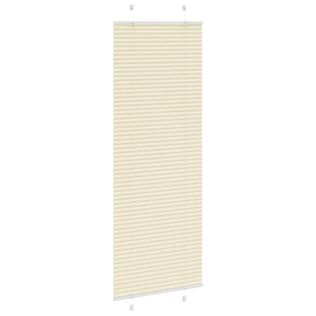 Plissee Creme 80x200 cm Stoffbreite 79,4 cm Polyester