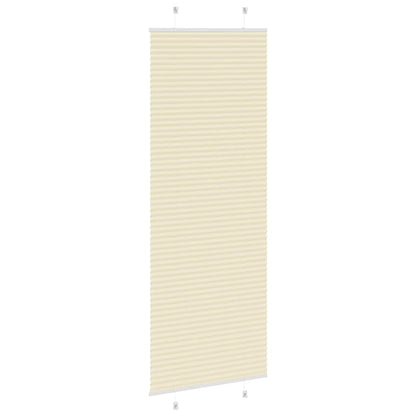 Plissee Creme 80x200 cm Stoffbreite 79,4 cm Polyester