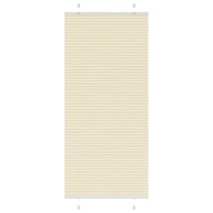 Plissee Creme 95x200 cm Stoffbreite 94,4 cm Polyester
