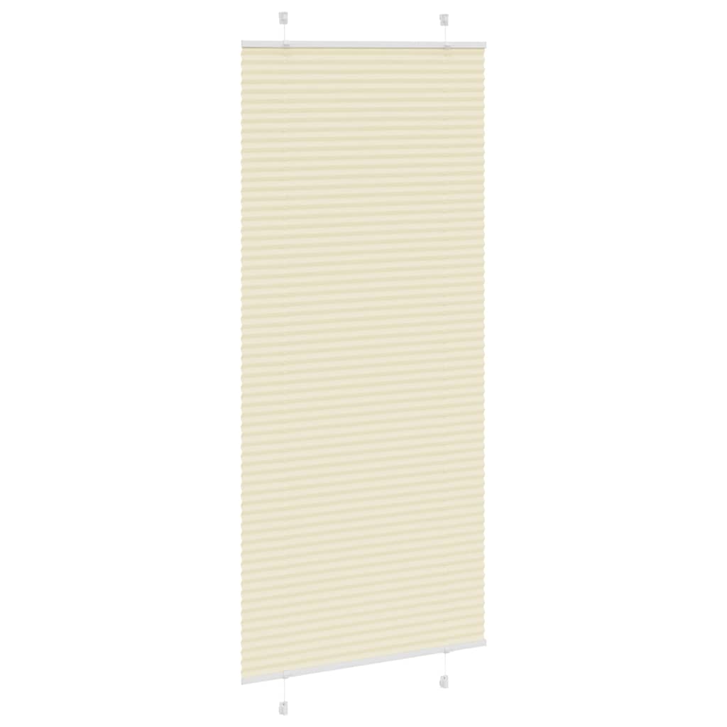 Plissee Creme 100x200 cm Stoffbreite 99,4 cm Polyester