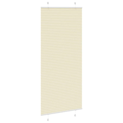 Plissee Creme 100x200 cm Stoffbreite 99,4 cm Polyester