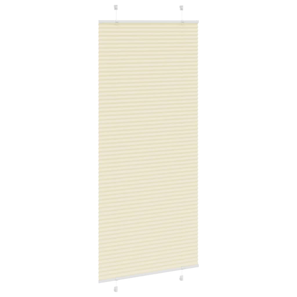 Plissee Creme 100x200 cm Stoffbreite 99,4 cm Polyester