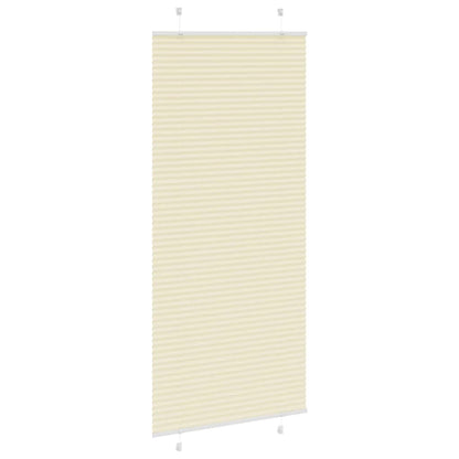 Plissee Creme 100x200 cm Stoffbreite 99,4 cm Polyester