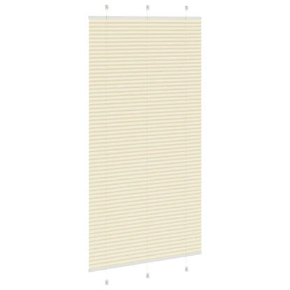 Plissee Creme 105x200 cm Stoffbreite 104,4 cm Polyester