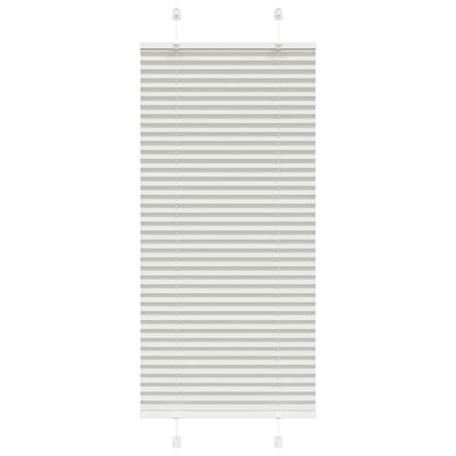 Plissee Hellgrau 60x100 cm Stoffbreite 59,4 cm Polyester