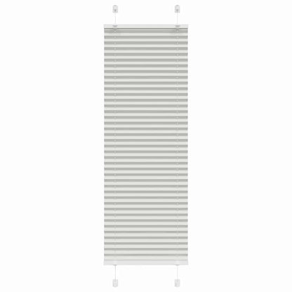 Plissee Hellgrau 45x150 cm Stoffbreite 44,4 cm Polyester