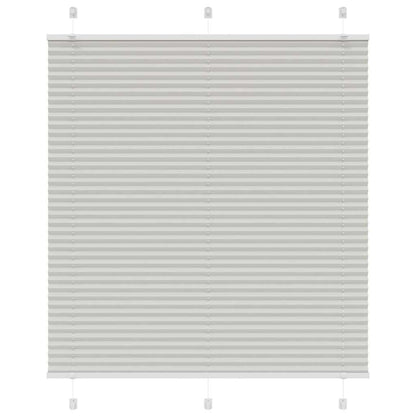 Plissee Hellgrau 115x150 cm Stoffbreite 114,4 cm Polyester