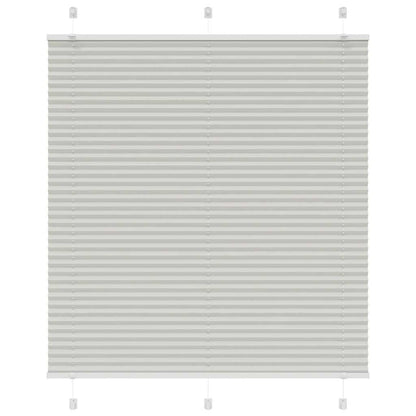 Plissee Hellgrau 120x150 cm Stoffbreite 119,4 cm Polyester