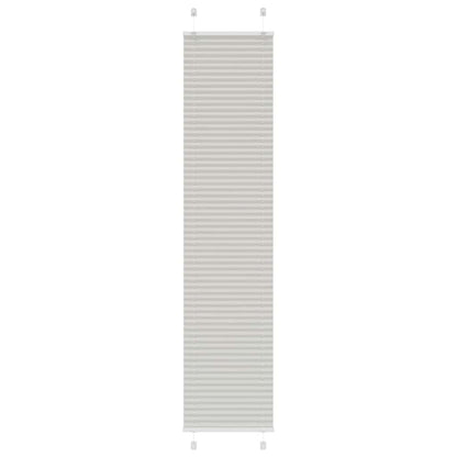 Plissee Hellgrau 45x200 cm Stoffbreite 44,4 cm Polyester