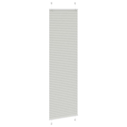 Plissee Hellgrau 60x200 cm Stoffbreite 59,4 cm Polyester