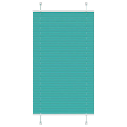 Plissee Petrolgrün 70x100 cm Stoffbreite 69,4 cm Polyester