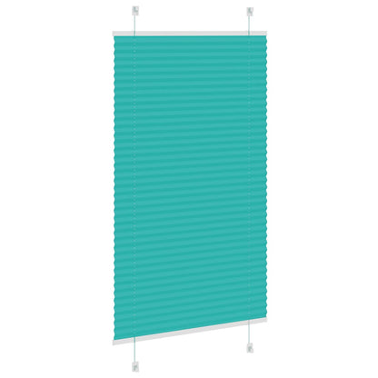 Plissee Petrolgrün 70x100 cm Stoffbreite 69,4 cm Polyester