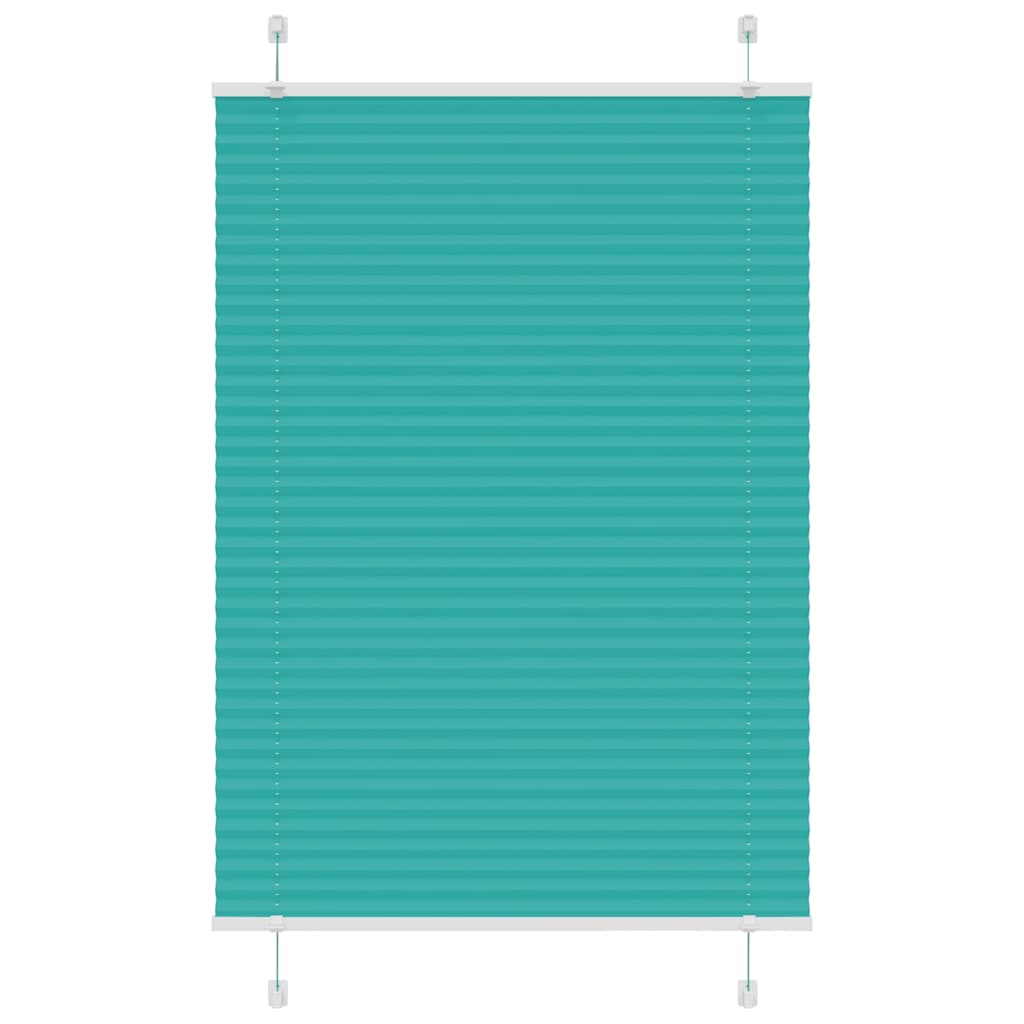 Plissee Petrolgrün 85x150 cm Stoffbreite 84,4 cm Polyester