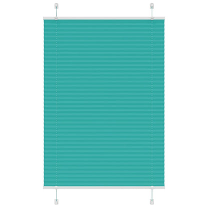Plissee Petrolgrün 85x150 cm Stoffbreite 84,4 cm Polyester