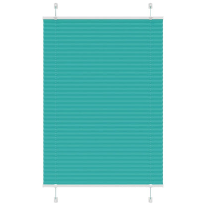 Plissee Petrolgrün 100x150 cm Stoffbreite 99,4 cm Polyester