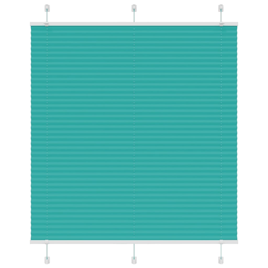 Plissee Petrolgrün 115x150 cm Stoffbreite 114,4 cm Polyester