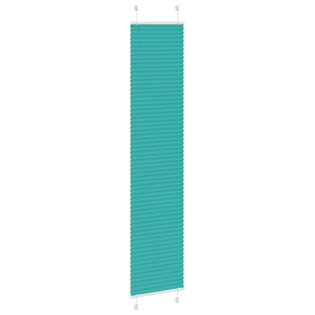 Plissee Petrolgrün 45x200 cm Stoffbreite 44,4 cm Polyester
