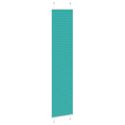 Plissee Petrolgrün 45x200 cm Stoffbreite 44,4 cm Polyester