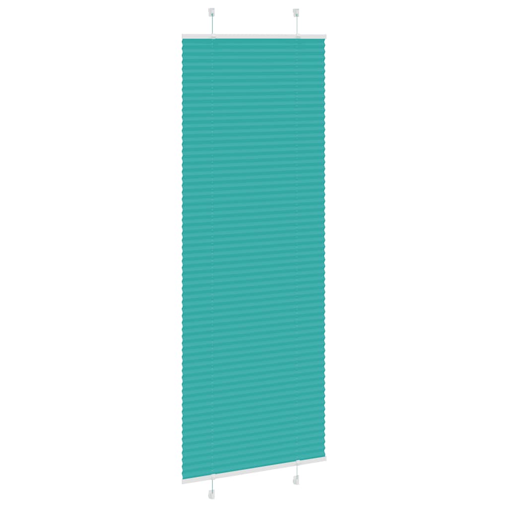 Plissee Petrolgrün 75x200 cm Stoffbreite 74,4 cm Polyester
